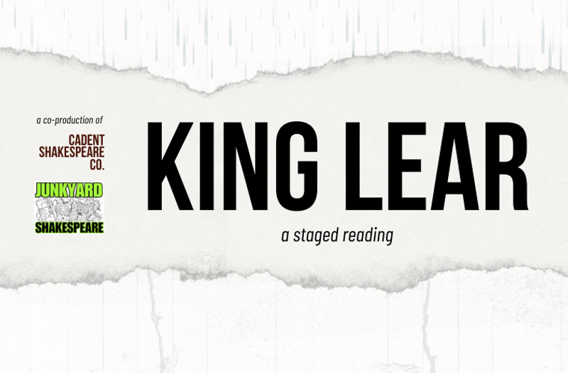 King Lear, a staged reading cover photo