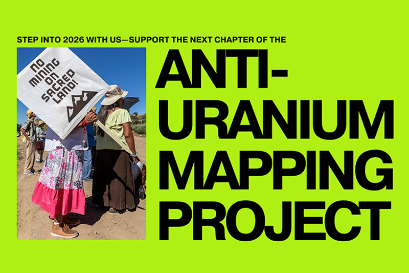 Anti-Uranium Mapping Project: Winter Fundraiser cover photo