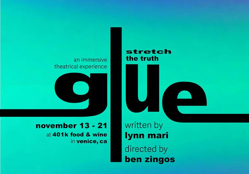 The first staging of "Glue" cover photo