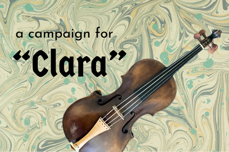 A Campaign for "Clara" cover photo